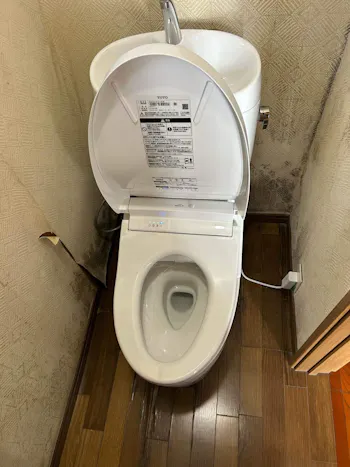 東京都八王子市のお客様のトイレリフォーム工事　具体的な工事内容1