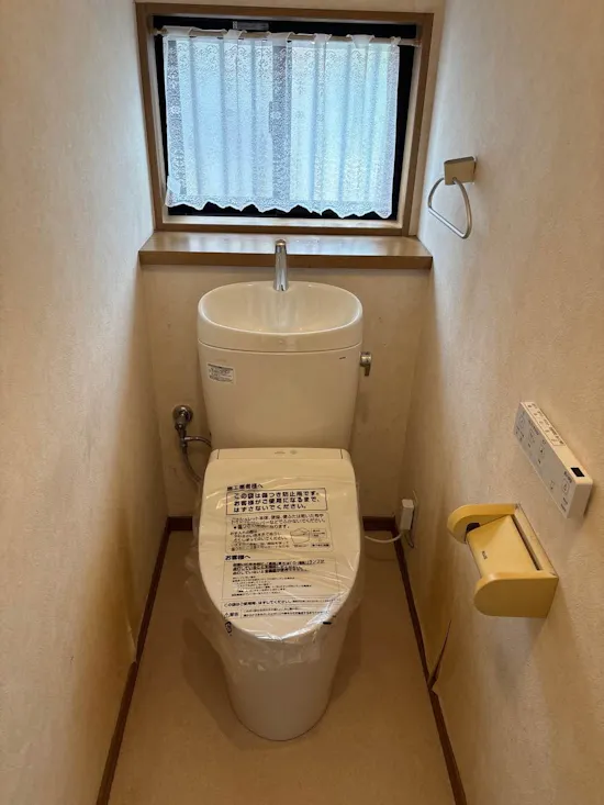 工事後　群馬県前橋市のお客様のトイレ工事