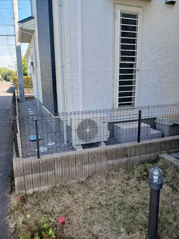 茨城県つくばみらい市のお客様のエアコン工事　具体的な工事内容2