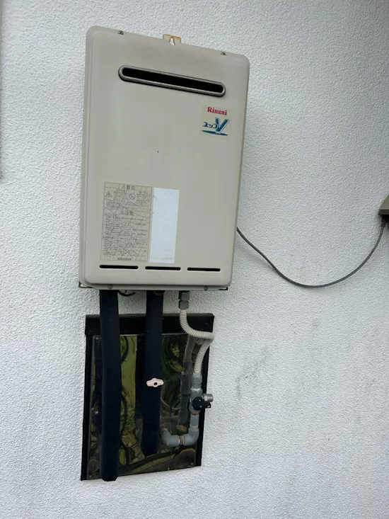 工事前　静岡県裾野市のお客様の給湯器工事