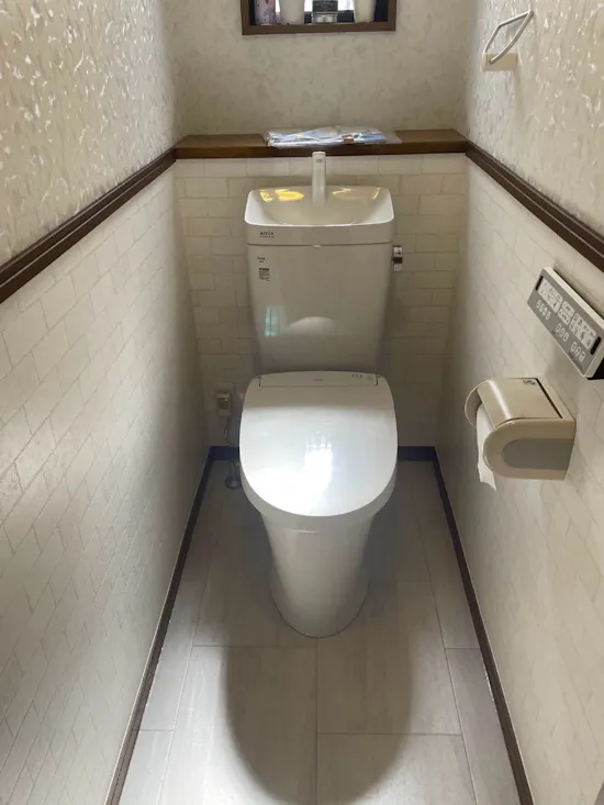工事後　愛知県豊明市のお客様のトイレリフォーム工事