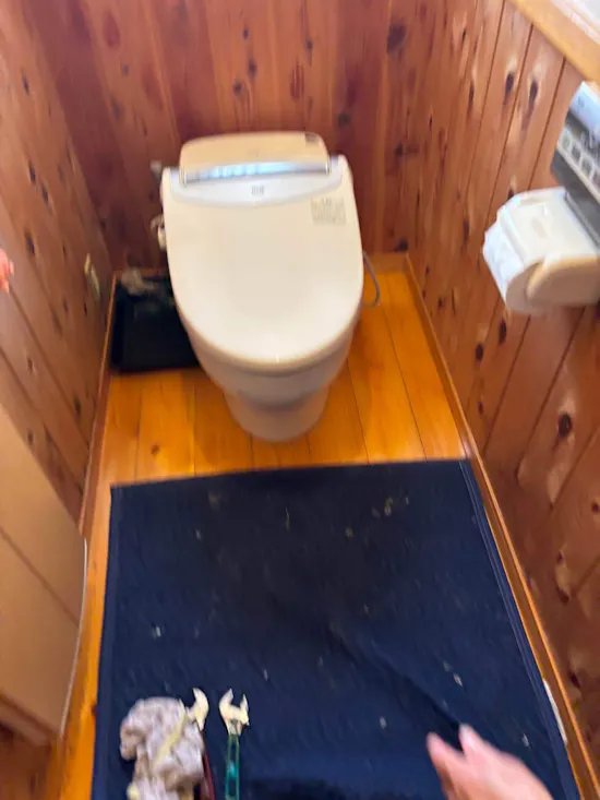 工事前　茨城県稲敷郡阿見町のお客様のトイレ工事