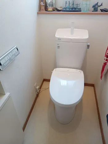 東京都青梅市のお客様のトイレ交換工事