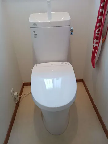 東京都青梅市のお客様のトイレ交換工事　具体的な工事内容1