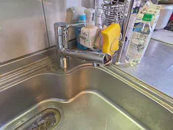 栃木県那須塩原市のお客様の水栓工事