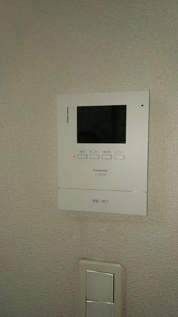 東京都あきる野市のお客様のテレビドアホン交換工事