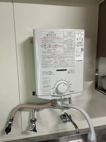 宮城県仙台市のお客様の瞬間湯沸かし器取付工事