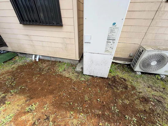 工事後　栃木県塩谷郡のお客様の電気給湯器工事