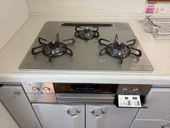 東京都町田市のお客様のビルトインコンロ・レンジフード交換工事