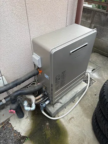 群馬県桐生市のお客様のドレン配管延長工事