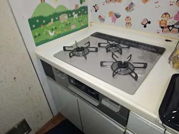 宮城県富谷市のお客様のビルトインコンロ・ガスコンロ工事　具体的な工事内容1