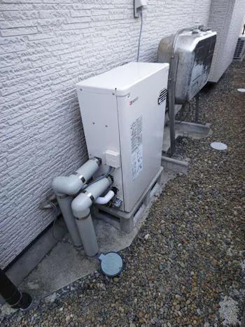 福島県いわき市のお客様の給湯器工事