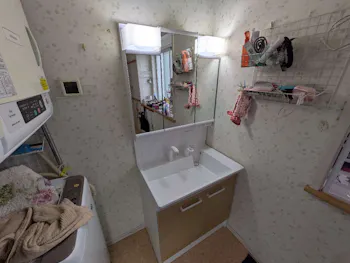 静岡県静岡市駿河区のお客様の洗面化粧台工事