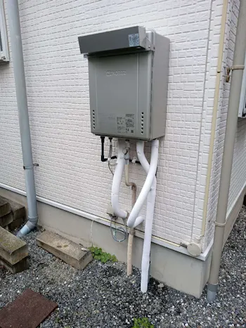 東京都八王子市のお客様のガス給湯器交換工事