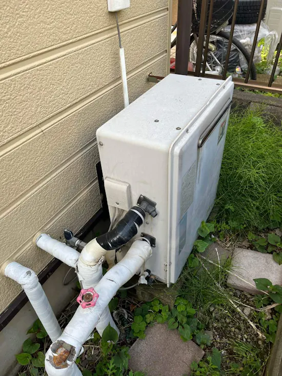 工事前　埼玉県鴻巣市のお客様の給湯器工事