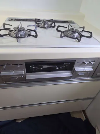 神奈川県茅ヶ崎市のお客様のビルトインコンロ・ガスコンロ工事　具体的な工事内容2