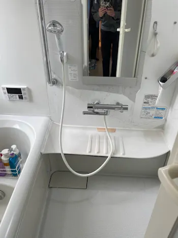 長野県東御市のお客様の浴室水栓工事