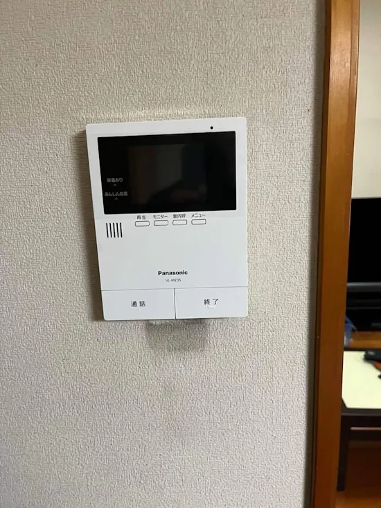 工事後　埼玉県羽生市のお客様のTVドアホン交換工事