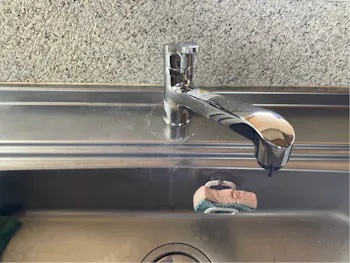 長野県上田市のお客様の水栓工事