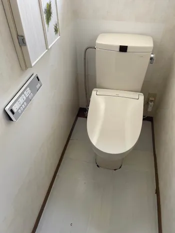 長野県上田市のお客様のトイレ工事