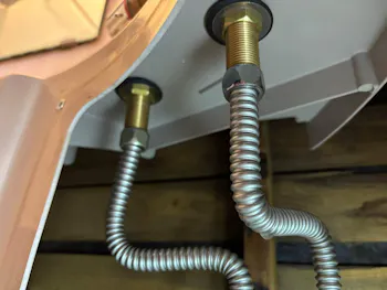 茨城県北相馬郡利根町のお客様の浴室水栓工事　具体的な工事内容1