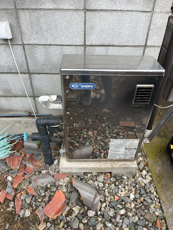 工事前　埼玉県鴻巣市のお客様の給湯器工事