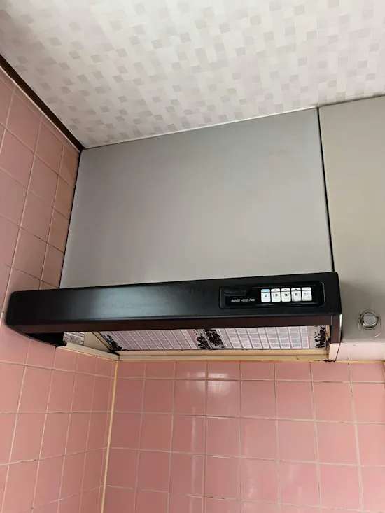 工事前　埼玉県加須市のお客様のビルトインコンロ・ガスコンロ工事