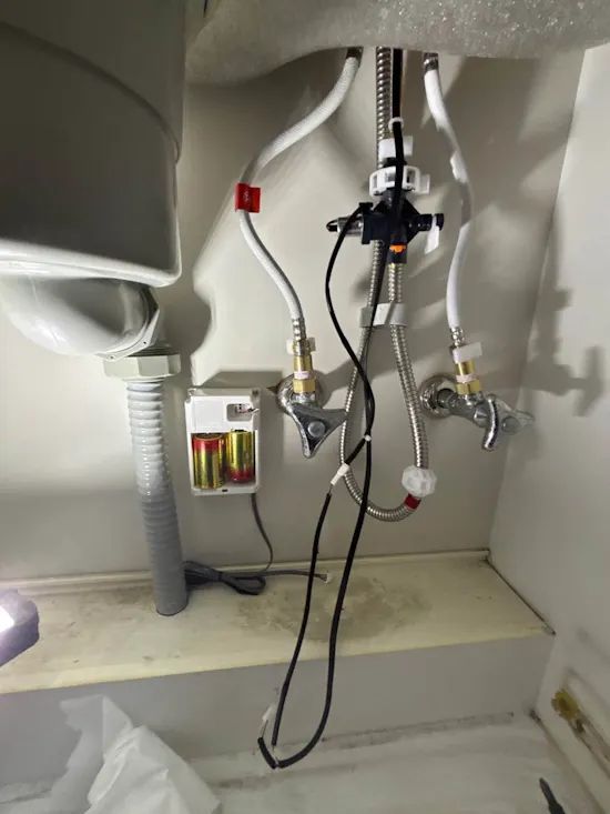 工事後　群馬県佐波郡玉村町のお客様の水栓工事