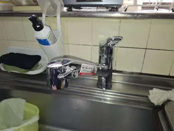 宮城県大崎市のお客様のキッチン水栓交換工事