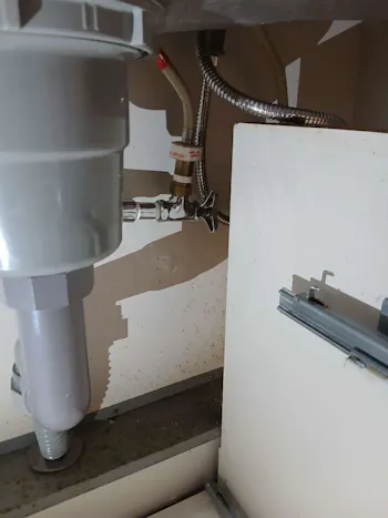 茨城県水戸市のお客様のキッチン水栓工事　具体的な工事内容2