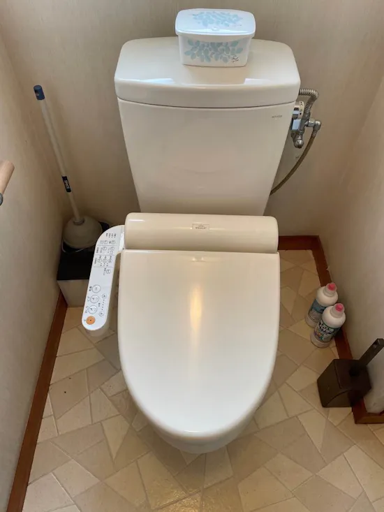 工事前　長野県小諸市のお客様のトイレ工事