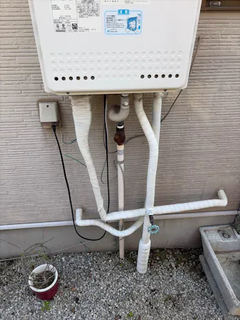 千葉県茂原市のお客様のガス給湯器交換工事　具体的な工事内容2