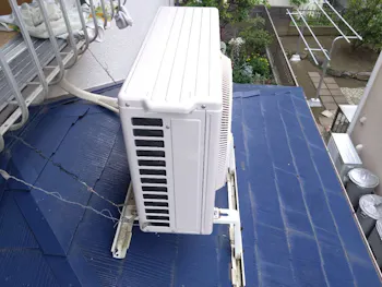 神奈川県横須賀市のお客様のエアコン交換工事　具体的な工事内容1