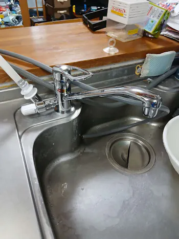 茨城県東茨城郡茨城町のお客様の水栓工事