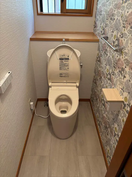 工事後　茨城県石岡市のお客様のトイレリフォーム工事