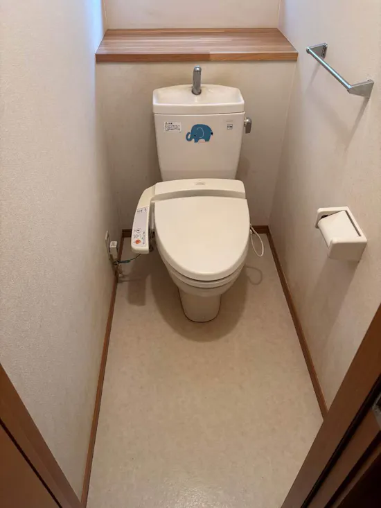 工事前　茨城県石岡市のお客様のトイレリフォーム工事