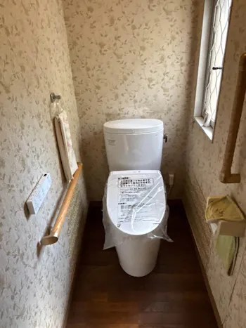 群馬県安中市のお客様のトイレ交換工事　具体的な工事内容1