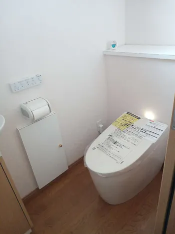 東京都福生市のお客様のトイレ交換工事　具体的な工事内容1