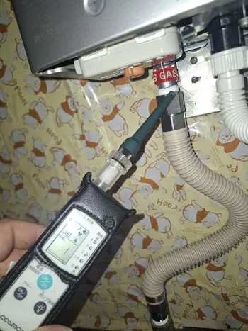 宮城県仙台市宮城野区のお客様の給湯器工事　具体的な工事内容1