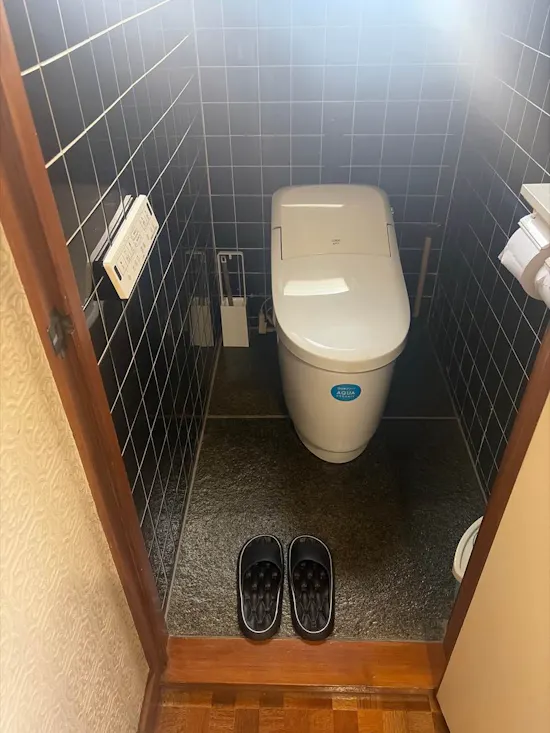工事前　山梨県富士吉田市のお客様のトイレリフォーム工事