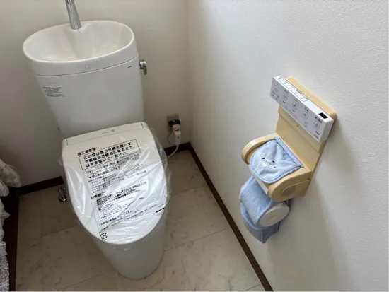 工事後　群馬県高崎市のお客様のトイレリフォーム工事