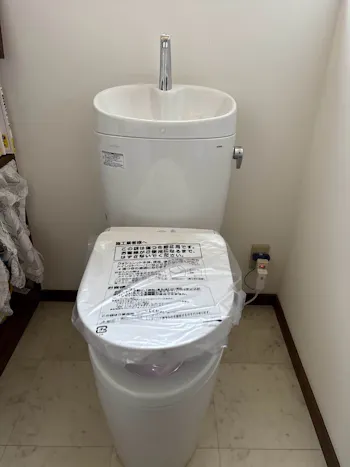 群馬県高崎市のお客様のトイレリフォーム工事　具体的な工事内容2