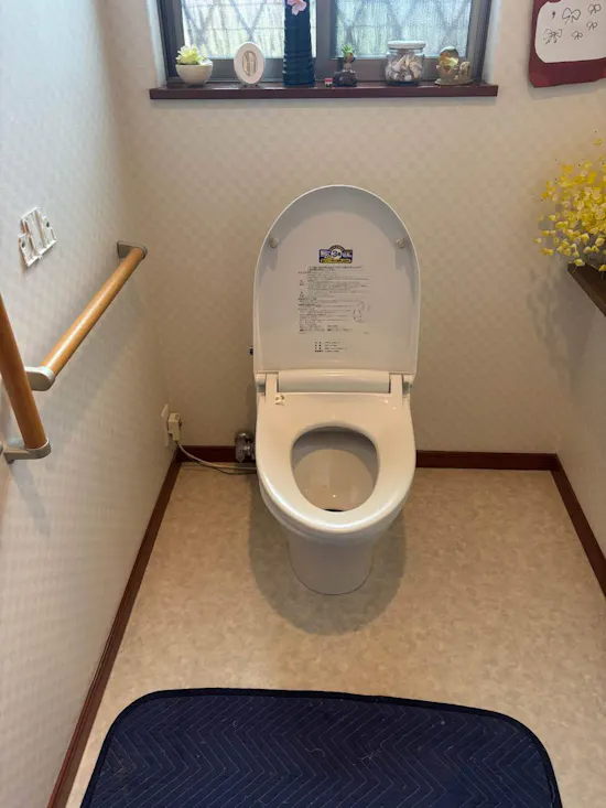 工事前　三重県桑名市のお客様のトイレ工事