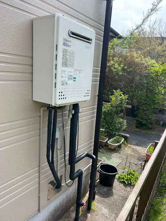 工事前　神奈川県足柄下郡箱根町のお客様の給湯器工事