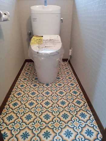 東京都立川市のお客様のトイレリフォーム工事　具体的な工事内容2