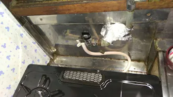 東京都福生市のお客様のｶﾞｽﾃｰﾌﾞﾙ交換工事　具体的な工事内容1