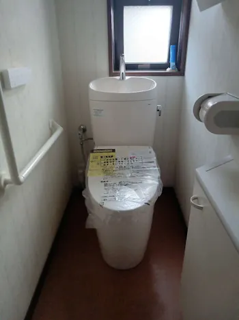 東京都羽村市のお客様のトイレ交換工事