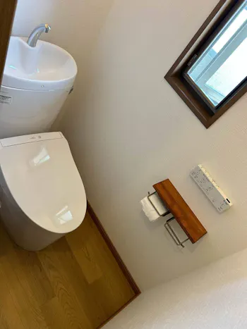 東京都八王子市のお客様のトイレ工事＋洗面化粧台交換工事