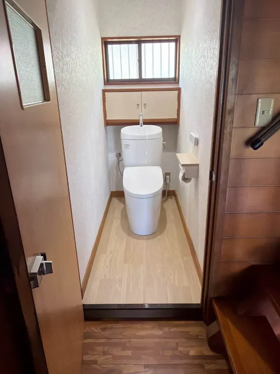 工事後　山梨県富士吉田市のお客様のトイレリフォーム工事