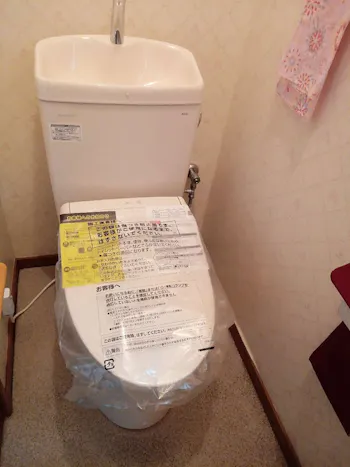 東京都青梅市のお客様のトイレ交換工事